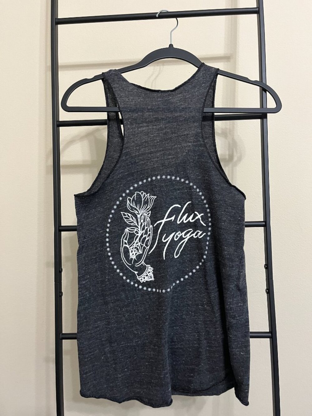 🌺Alternative Gray Flux Yoga Graphic Tank Top Gym Athleisure Workout Dance L